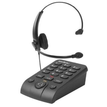 Imagem de Telefone Headset Intelbras HSB50 4013330, Preto