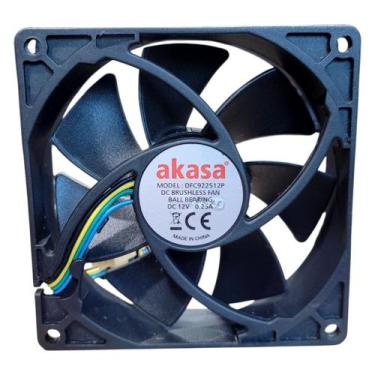 Imagem de Cooler Fan Akasa Dfc922512p 92mm 12v 0.25a 4 Pinos Rolamento