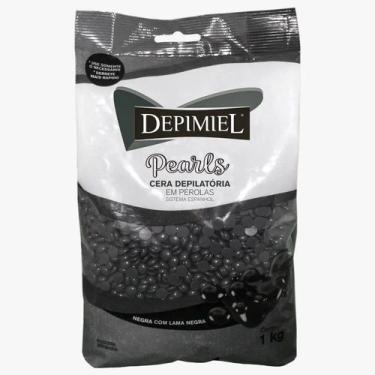 Imagem de Cera Pérolas Depimiel Lama Negra 1kg