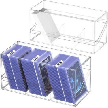 Imagem de Caixa de armazenamento de cartas colecionáveis em acrílico NFOAI com 1