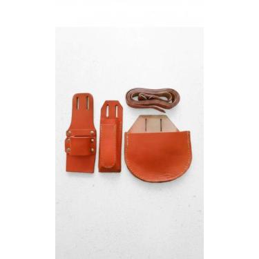 Imagem de Cinto Carpinteiro Couro Legítimo Profissional - Congratulations Store