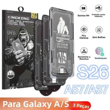 Imagem de Protetor De Tela 3 Peças 9H Para Samsung Galaxy A57 A37 A56 A26 A55 A3