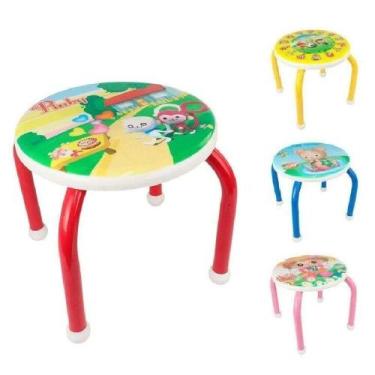 Imagem de CADEIRA INFANTIL ESTUDO LANCHE CRIANCAS CADEIRINHA EMPILHAVE Cor:AzulT