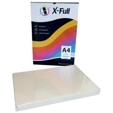 Imagem de Plástico para Plastificação A4 220x307mm 125 micras 0,05mm X-Full Paco