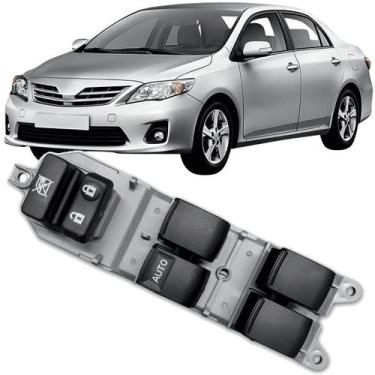 Imagem de Botao Interruptor Vidro Eletrico Corolla 2009-14 -C/Função Auto - HD