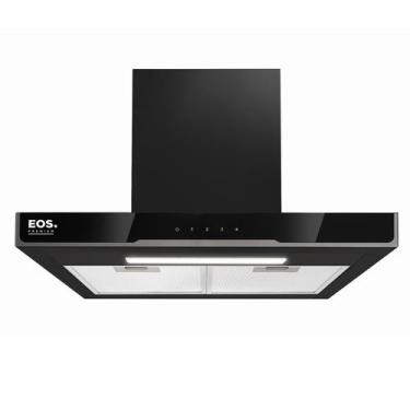 Imagem de Coifa e Depurador de Parede EOS 60cm Touch Inox Preta 220V, 220V