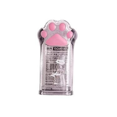 Imagem de harayaa Apontador de lápis Cat Paw Fast Sharpen para crianças, presente de papelaria para estudantes, lápis de cor - cinza