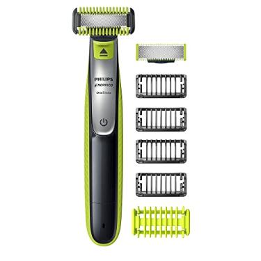 Imagem de Aparador e barbeador elétrico híbrido Philips Norelco OneBlade Face + Body QP2630/70