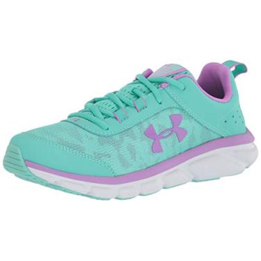 Imagem de Under Armour Grade School UA Assert 8, Cometa verde (301)/cinza halo, 6.5 Big Kid