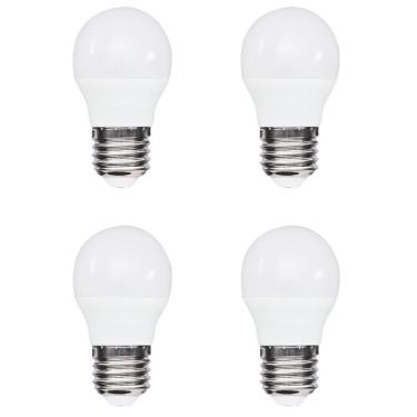 Imagem de Kit 4 Lâmpadas Led Bolinha 3W 6000K (Branco Frio)