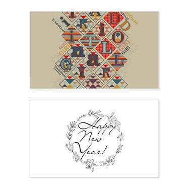 Imagem de Utensílios de jogo para cartas de baralho, padrão de fichas, ano novo, cartão de felicitações, mensagem de abençoar presente