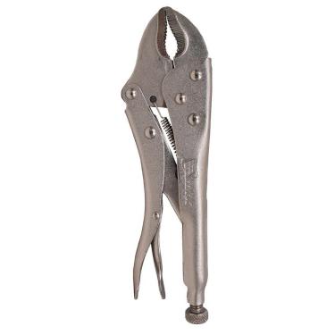 Imagem de Alicate de pressão 10 pol. bico curvo em aço carbono Mtx