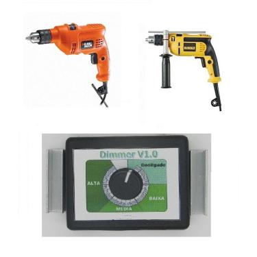 Imagem de Regulador de Velocidade para Furadeira Parafusadeira Controle controlador variador dimmer esmerilhadeira politriz