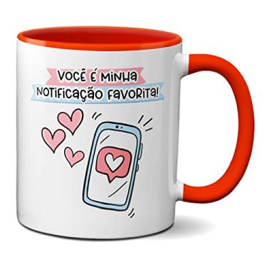Imagem de Caneca Namorados Apaixonados Penso Em Você 25 Horas Por Dia (Vermelha)