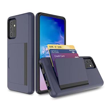 Imagem de Estojo de negócios para Samsung Galaxy A72 A52 S21 Ultra S20 FE 5G Candy Color Flip Armor Cover para Samsung A12 A 52 72, Azul Marinho, Para Galaxy S21 4G