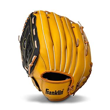 Imagem de (Left, 14" - Basket Web, Tan) - Franklin Sports Field Master Series Baseball Gloves