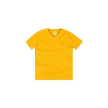 Imagem de Camiseta Básica Infantil Menino Flamê Em Decote V - Hering Kids