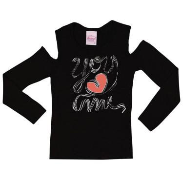 Imagem de Blusa M.Longa Infantil Ciganinha em malhão Tricô  Nº 4 Ao 10