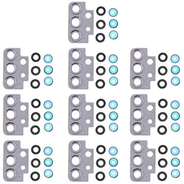 Imagem de For for galaxy A52 SM-A525 10pcs Camera Lens Cover (Black)