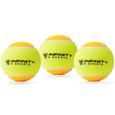 Imagem de Bola Beach Tennis Bola Bolinha Tênis Kit Com 03 Unidades - Infinity