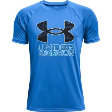 Imagem de Camiseta Infantil Under Armour Tech Hybrid Print Fill