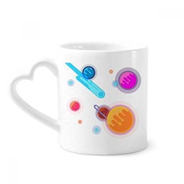 Imagem de Caneca de cenário de monstro alienígena universo cenário espaço caneca café cerâmica copo de coração de vidro