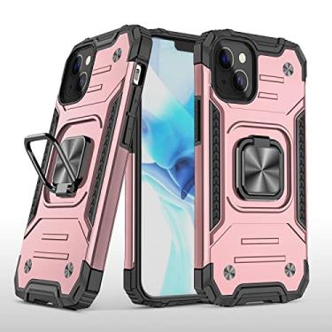 Imagem de Hee Hee Smile Capa de telefone com alça de pulso para Moto G9 3 em 1 capa traseira de telefone à prova de choque ouro rosa