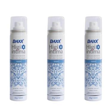 Imagem de Kit Desodorante Íntimo Daxx Higi Íntima Suave 100ml Com 3 Unidades