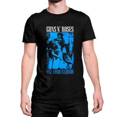 Imagem de Camiseta Basica Algodão Guns N Roses Rock Use Your Illusion - Store Se