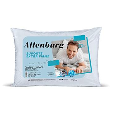 Imagem de Travesseiro Suporte Microfibra Extra Firme Branco - 50cm x 70cm - Altenburg