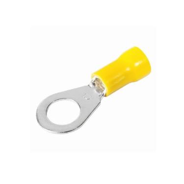 Imagem de Terminal Pré-Isolado Olhal Amarelo (4,0 A 6,0mm) - Penzel | Furo 6mm