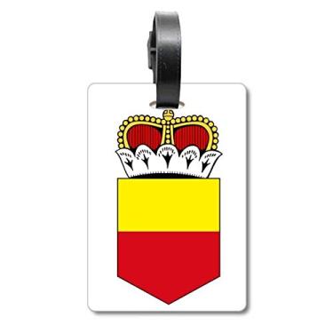 Imagem de liechtenstein Emblema Nacional Bolsa de Bagagem Etiqueta para Bagagem