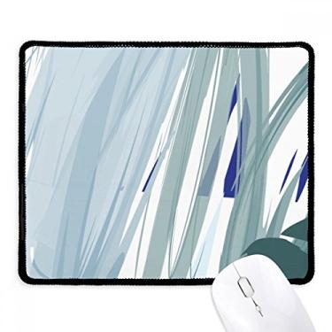 Imagem de Mousepad com estampa de arte abstrata suave, borda costurada, tapete de borracha para jogos