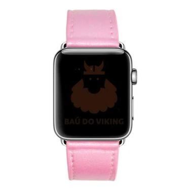 Imagem de Pulseira Couro Single Tour, compatível com Apple Watch (Violeta Brilho, 38mm)