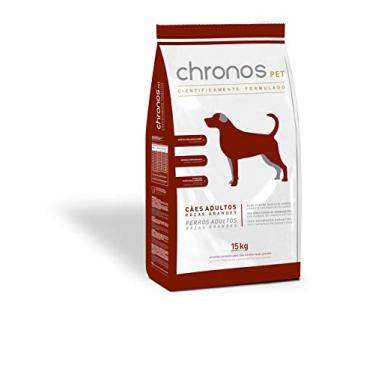 Imagem de Chronos Ração Pet Cães Super Premium Adultos Raças Grandes 15Kg Para Todas Grande Adulto Sabor Frango