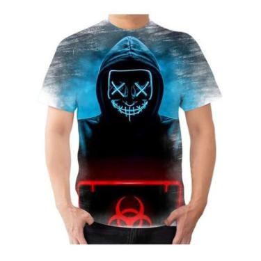 Imagem de Camiseta Camisa Grupo Anonymous Hack Personalizada2 - Estilo Vizu