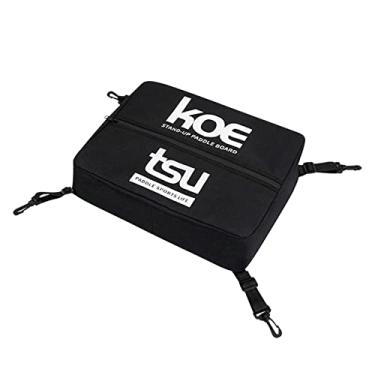 Imagem de Generic Stand up Paddleboard Deck Bag com alça de transporte Bolsa de armazenamento de alimentos Acessórios 30x40x10cm para surf, passeios de barco