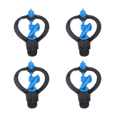 Imagem de Aspersor de Gramado, Rosca Externa, Rotação Automática de 360 ​​graus, Micro Aspersor de Jardim de Alcance Médio, Com Bico para Suprimentos de Irrigação de Jardim de Grama (Bico