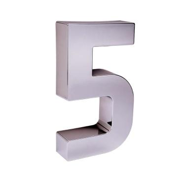 Imagem de Número Residencial Cromado