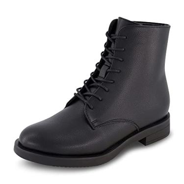 Imagem de CUSHIONAIRE Women's Bespoke lace up boot +Memory Foam, Wide Widths Available, Black 7