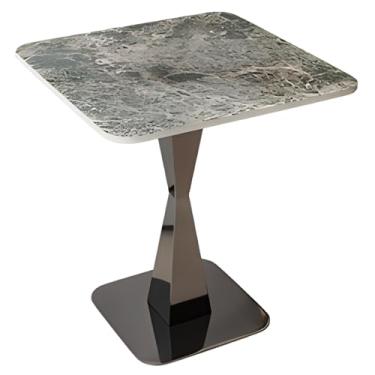 Imagem de Mesa Lateral Moderna Com Base De Metal, Mesa Lateral Redonda Que Economiza Espaço, Mesa Final Para Sofá, Dormitório, Quarto, Sala De Estar (Color : STYLE 6, Size : 17.71x17.71x21. 65in)