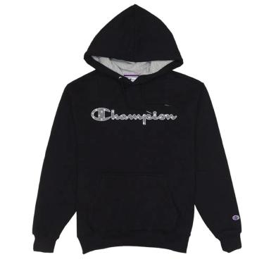 Imagem de Moletom Champion Canguru Knockout C Print Script Capuz Masculino-Masculino