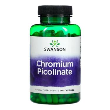 Imagem de Picolinato de Cromo 200mcg Swanson 200 Caps Importado