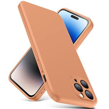 Imagem de YSLBWLE Capa para iPhone 11 Pro, capa fina de silicone líquido, à prova de choque, capa fina para iPhone 11 Pro, capa protetora de câmera de corpo inteiro - laranja 2-IP11p-06