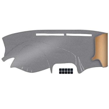 Imagem de QUYDDC Capa de painel Dacron de atualização adequada para Acura TL 2004-2008 eficaz antirreflexo, proteção solar, à prova de poeira, absorção de umidade à prova de UV - cinza