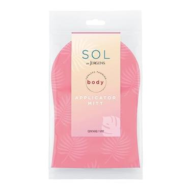 Imagem de SOL by Jergens Luva aplicadora autobronzeadora, impecável, sem riscos, bronzeamento sem sol, luva de bronzeamento reutilizável protege as mãos, todos os tons de pele