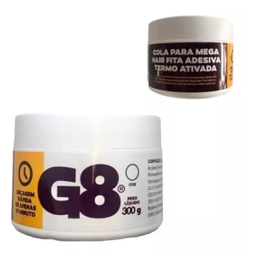 Imagem de Cola Fabricação Mega Hair Fita Adesiva G8 300gr (Marrom)