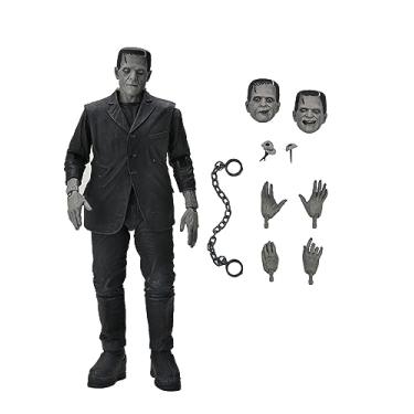 Imagem de Neca Boneco Monstro Frankenstein de 17,8 cm da Universal Monsters (preto/branco)