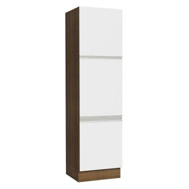 Imagem de Paneleiro Glamy 60 cm 3 Portas Rustic/Branco Madesa