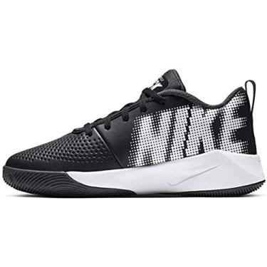 Imagem de Nike Tênis feminino Team Hustle Quick 2 GS, Preto e branco antracite Volt, 20
